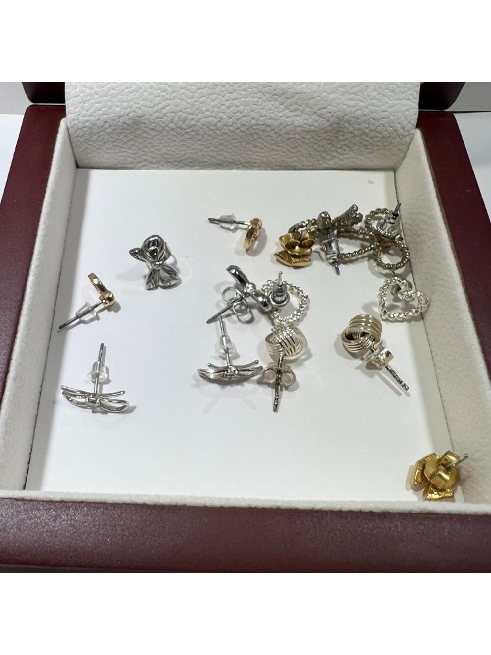 Mixed Set Of Gold & Silver Earrings For Women